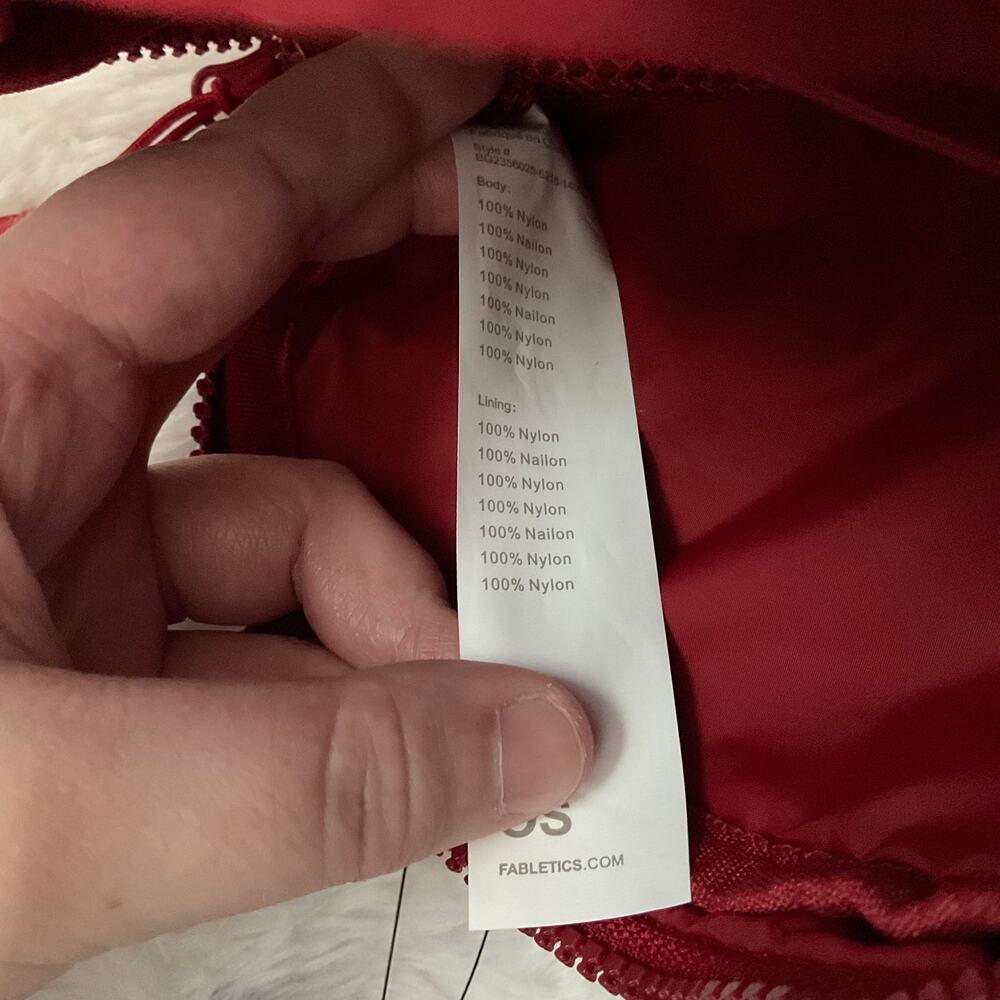 Fabletics Red Belt Bag - NEW - Picture 5 of 7
